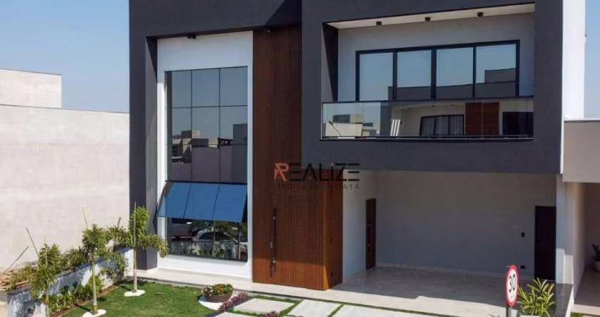 Sobrado com 3 suítes e escritório à venda, 295 m² por R$ 2.600.000 - Condomínio Dona Maria José - Indaiatuba/SP