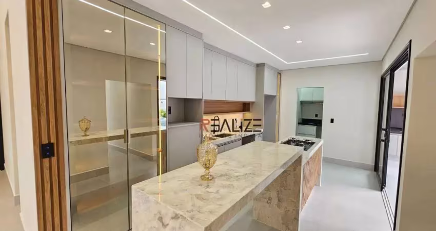 Casa térrea com escritório e banheira de hidromassagem à venda, 196 m² por r$ 1.790.000 - condomínio london park - indaiatuba/são paulo