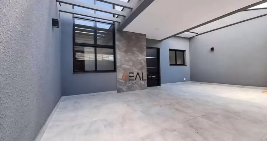 Casa moderna com 3 dormitórios à venda, 105 m² por r$ 764.000 - jardim residencial veneza - indaiatuba/sp