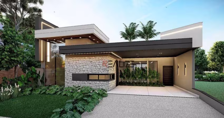 Casa térrea alto padrão à venda, 218 m² por r$ 2.300.000 - condomínio villa sapezal - indaiatuba/sp