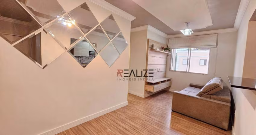 Apartamento com moveis planejados e 2 dormitórios à venda, 54 m² por R$ 330.000 - Condomínio Spazio Illuminare - Indaiatuba/SP