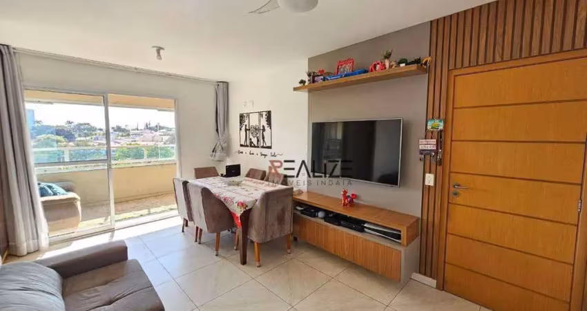 Apartamento com 3 dormitórios à venda, 82 m² por r$ 650.000,00 - condomínio residencial parque ceci - indaiatuba/sp