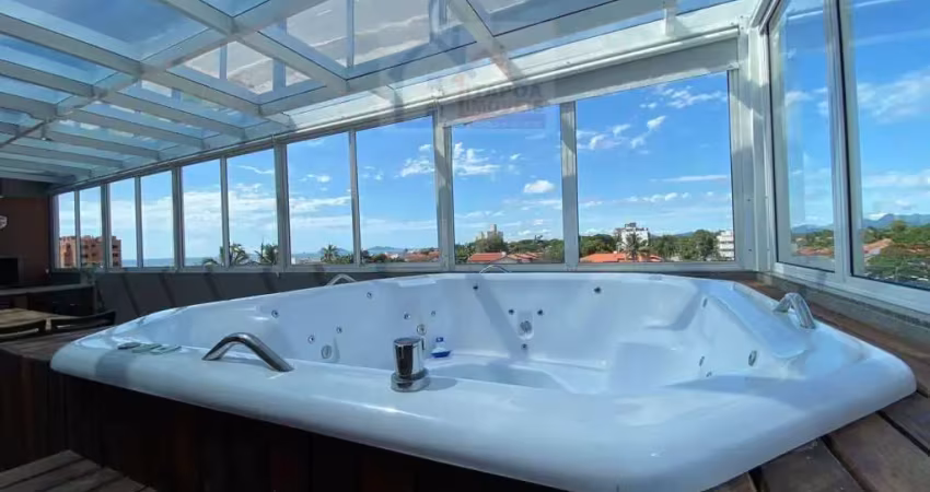 COBERTURA DUPLEX COM HIDROMASSAGEM 1 SUITE + 1 DORM.