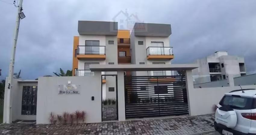Residencial porto do  sol, apartamento c/ 1 suite + 1 quarto , apenas 500 metros do mar  em itapoá/sc.