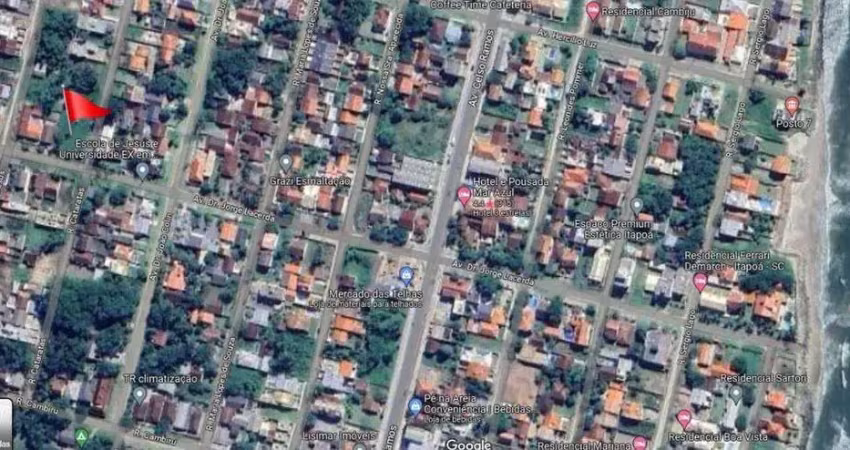 Espetacular terreno de esquina aterrado com 360 m² no balneário cambijú em itapoá/sc