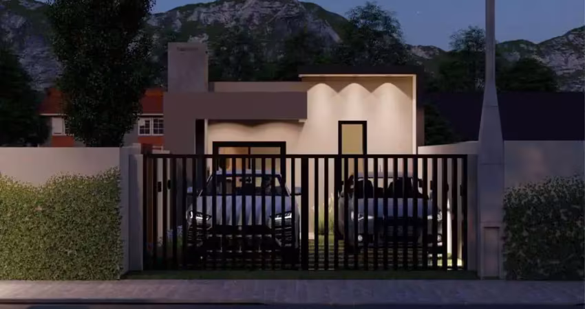 Casa com promoção de lançamento, de r$ 420.000,00 por r$ 357.000,00 .