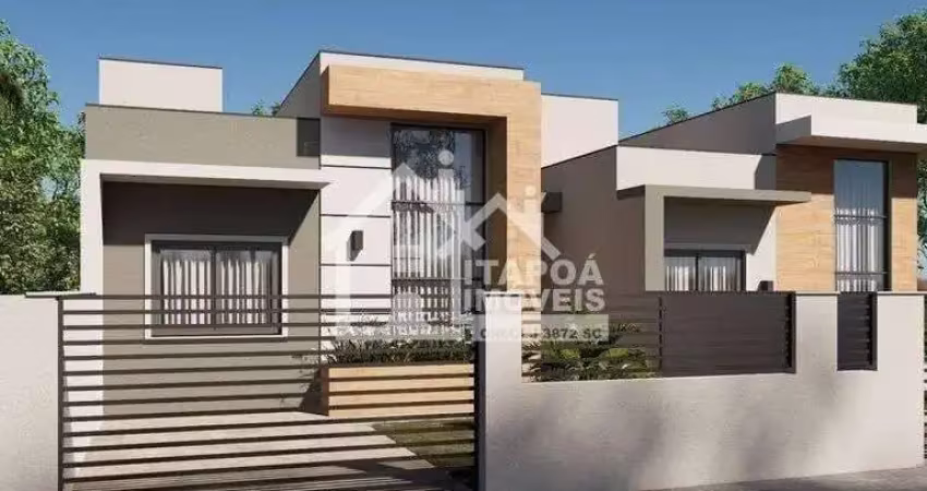 Casa nova no centro de itapoá com 3 quartos sendo 1 suíte