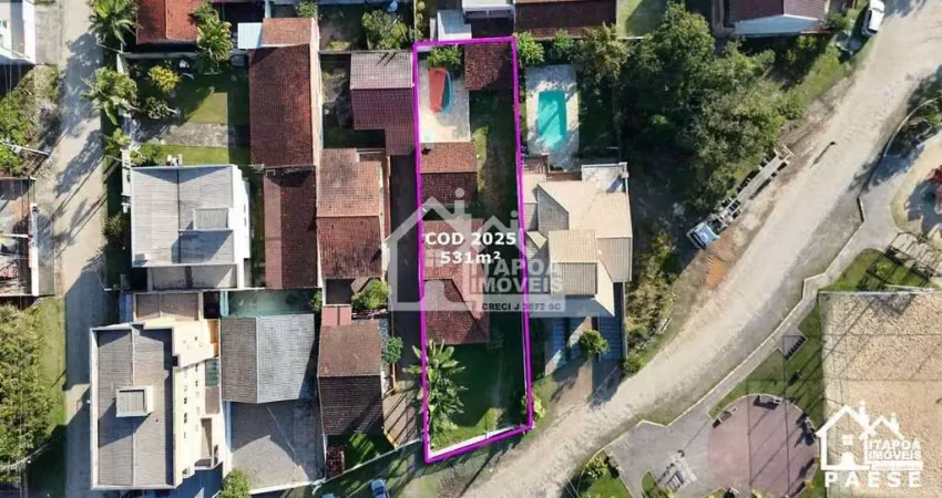 Casas com 2 suites a venda em itapoá sc - terreno de 531 m².