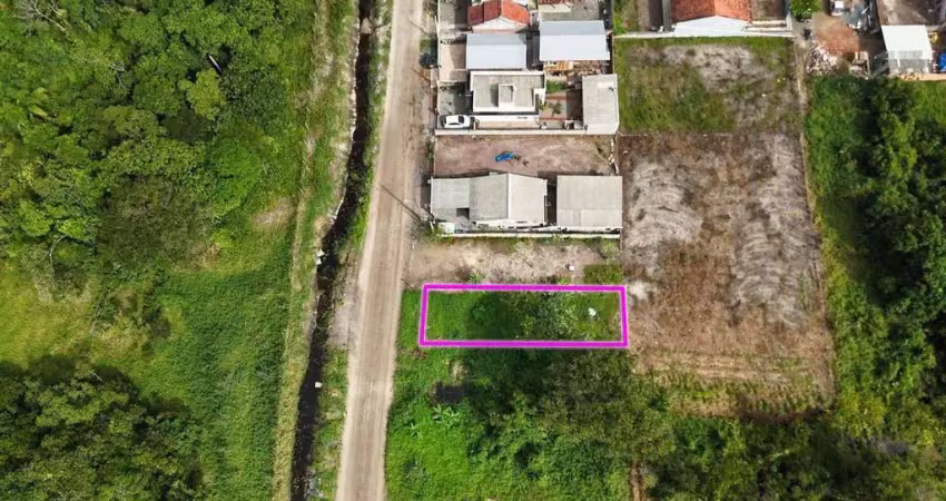 Terreno limpo - balneário paese, apenas 700 metros do mar em itapoá/sc.