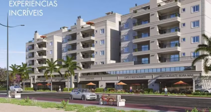 Apartamento 3 dorms c/ suite, 2 vagas frente mar em Itapoá.