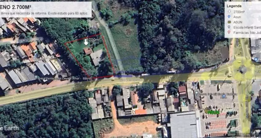 Oportunidade única: terreno de 2.700m² à venda em porto alegre-rs, no bairro ponta grossa