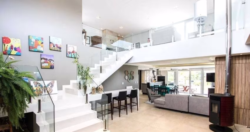 Casa de luxo em condomínio à venda em Belém Novo, Porto Alegre-RS: 4 quartos, 4 suítes, 12 banheiros, 3 vagas, 487m².