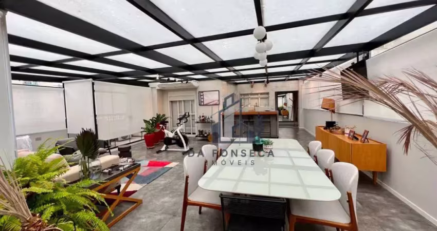 Apartamento garden à venda, 180 m² por r$ 2.100.000,00 - vila romana - são paulo/sp