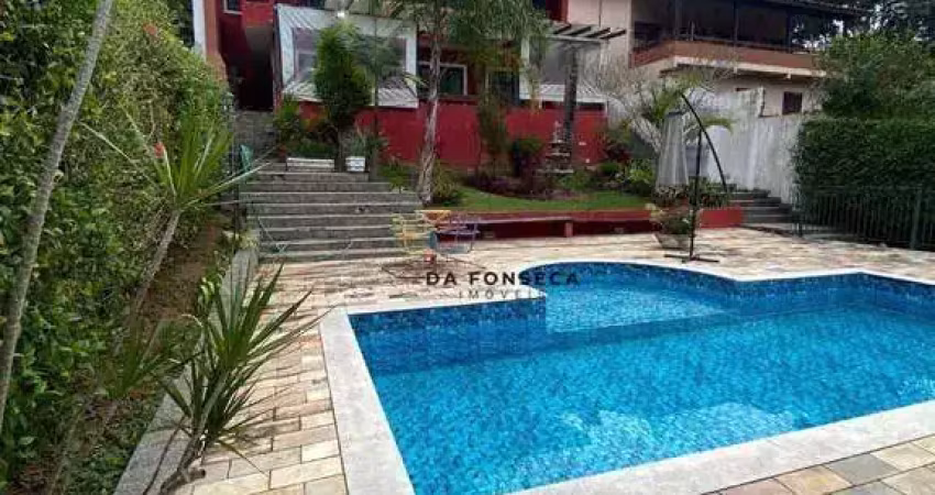 Casa com 5 dormitórios, 670 m² - venda por r$ 1.800.000,00 ou aluguel por r$ 11.650,00/mês - granja viana - fazendinha - cotia/sp