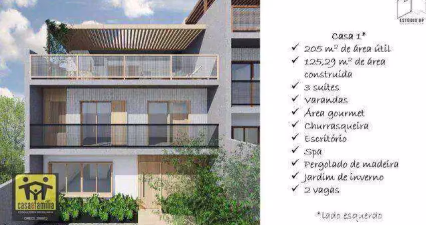 Sobrado em construção com 3 dormitórios todos suítes   - vila firmiano pinto - são paulo/sp
