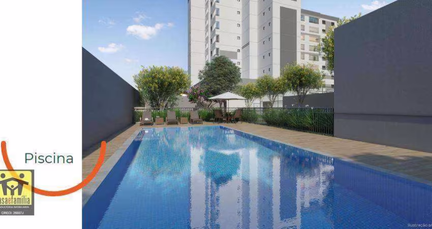 Apartamento  em construção com 2 dormitórios à venda, 56 m² por R$ 539.800 - Ipiranga - São Paulo/SP