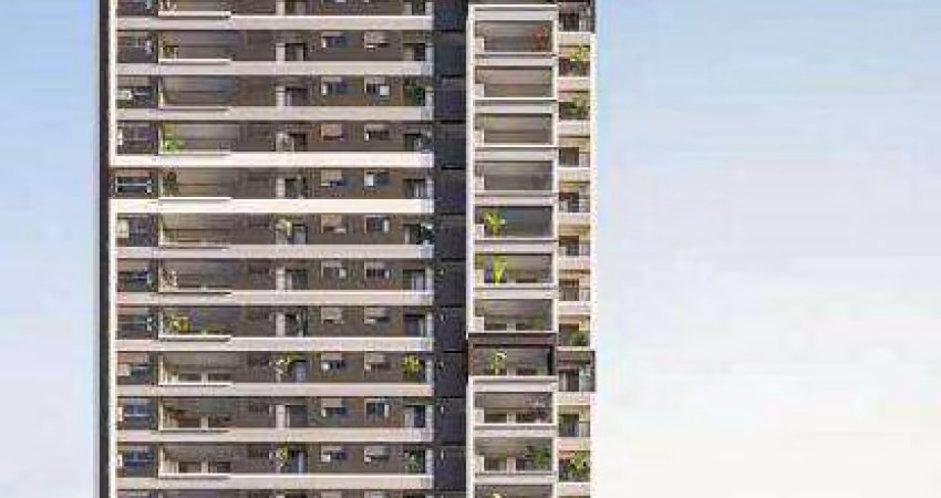 Studio em construção  com 1 dormitório à venda, 34 m² por R$ 373.000 - Vila Gumercindo - São Paulo/SP