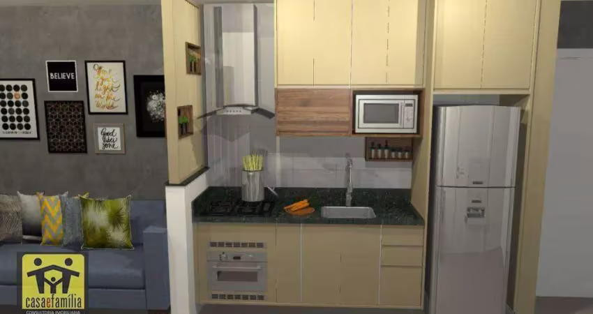 Apartamento com 1 dormitório à venda, 49 m² por r$ 275.000,00 - vila moinho velho - são paulo/sp