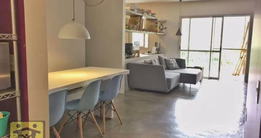 Apartamento garden com 2 dorms+escritório, 150 m² - venda por r$ 1.450.000 ou aluguel por r$ 7.300/mês - vila gumercindo - são paulo/sp
