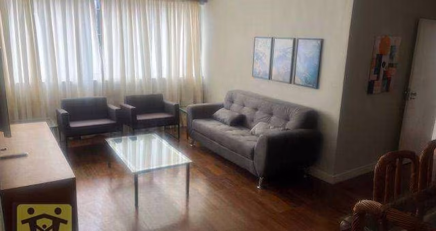 Apartamento 50 metros da Av. Paulista e da Estação Brigadeiro do Metrô com 3 dormitórios para alugar,  por R$ 9.445/mês - Paraíso - São Paulo/SP