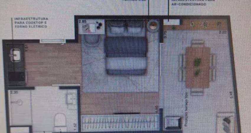 Apartamento garden em construção com 1 dormitório à venda, 44 m² por r$ 387.400 - saúde - são paulo/sp