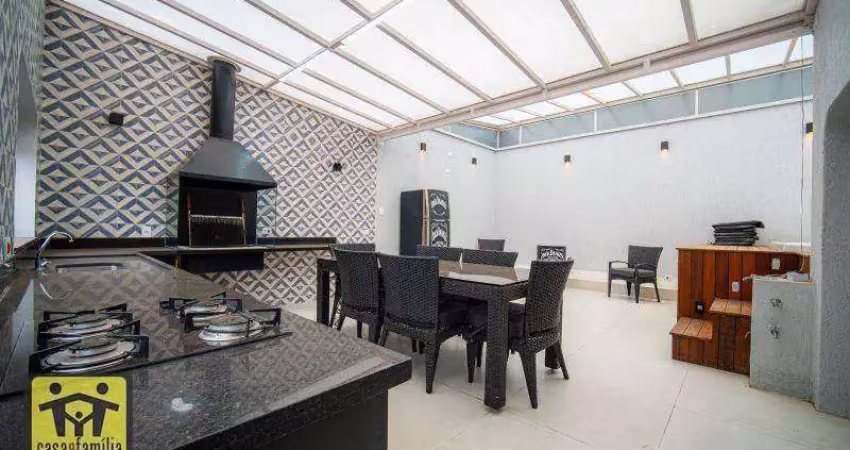 Cobertura duplex com 4 dormitórios à venda, 234 m² por r$ 2.500.000 - jardim anália franco - são paulo/sp