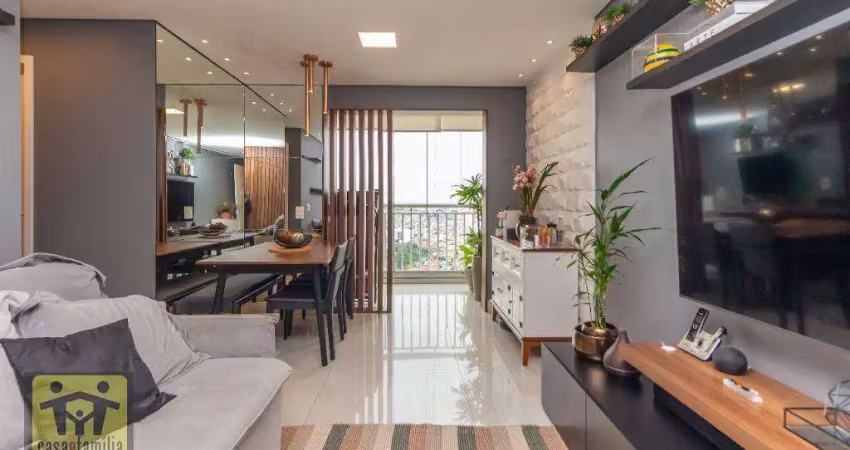 Apartamento com 3 dormitórios à venda, 65 m² por r$ 599.000 - vila das mercês - são paulo/sp