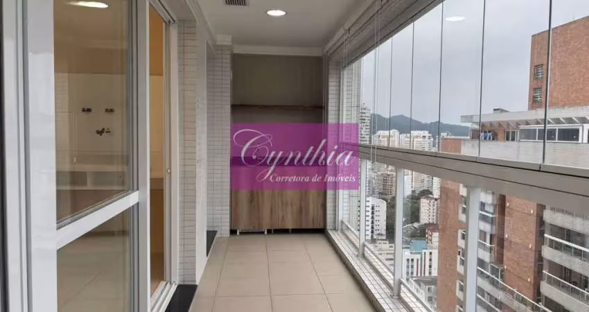 Legend residence / santos - apartamento com uma suíte, semi-mobiliado