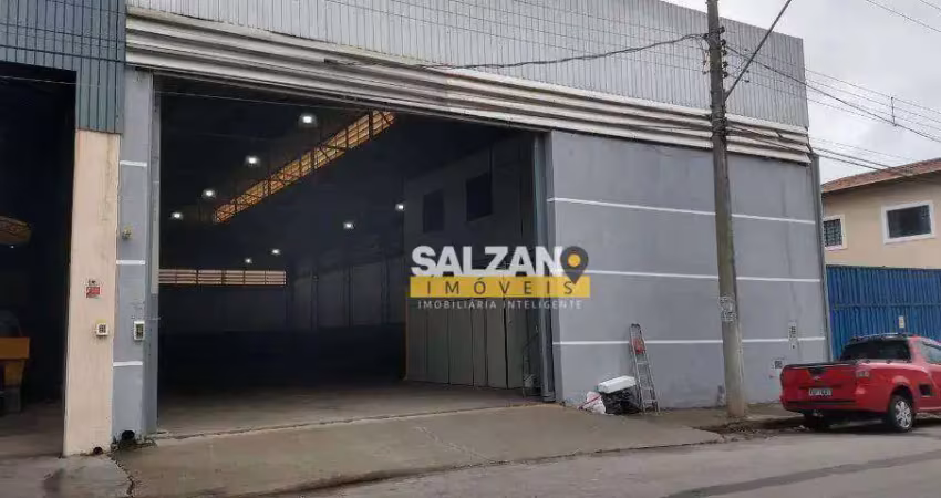 Galpão para alugar, 625 m² por r$ 12.920,00/mês - residencial estoril - taubaté/sp