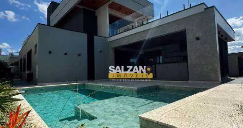Sobrado com 5 dormitórios à venda, 430 m² por r$ 3.500.000,00 - condomínio green park - taubaté/sp