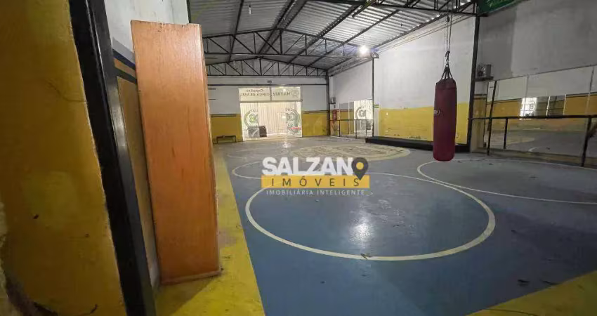 Galpão para alugar, 275 m² por r$ 6.250,00/mês - jardim independência - taubaté/sp