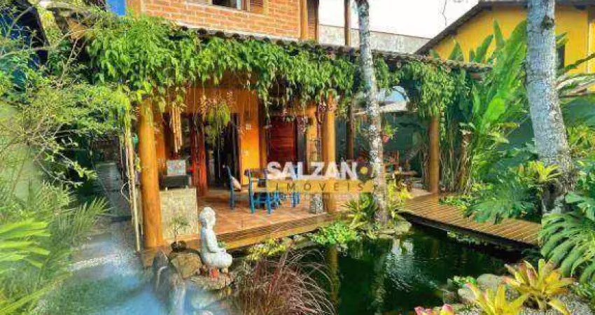 Sobrado com 3 dormitórios à venda, 183 m² por R$ 2.190.000 - Perequê-Açu - Ubatuba/SP