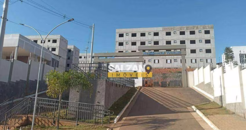 Apartamento com 2 dormitórios, 42 m² - venda por R$ 185.000 ou aluguel por R$ 1.295/mês - Condomínio Trivialle - Taubaté/SP