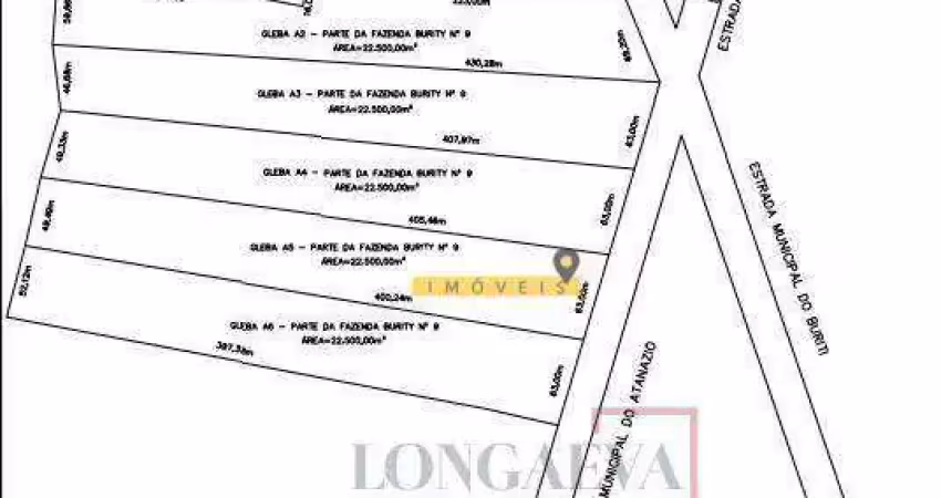 Área à venda, 22500 m² por r$ 2.250.000 - feital - pindamonhangaba/sp