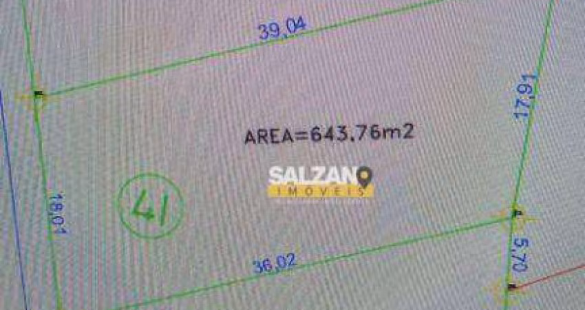 Terreno à venda, 640 m² por R$ 313.000 - Campos do Conde Taubaté - Taubaté/SP