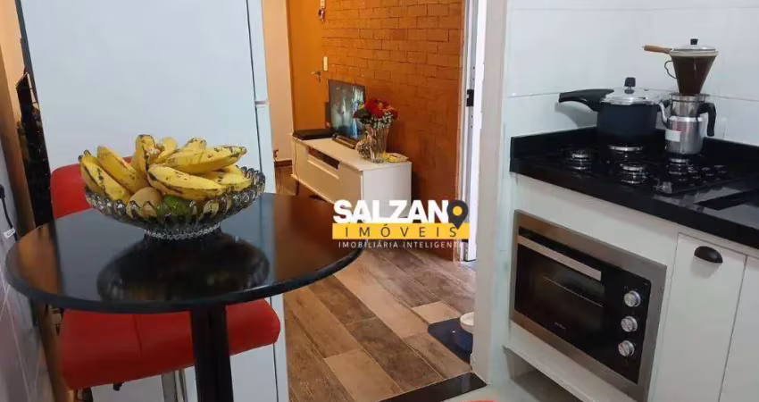 Apartamento com 2 dormitórios à venda, 50 m² por r$ 195.000,00 - granjas santa terezinha - taubaté/sp