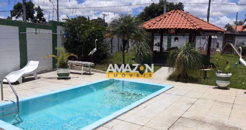 Chácara com 5 dormitórios à venda, 2000 m² por r$ 1.500.000,00 - parque vera cruz - tremembé/sp