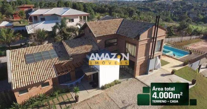 Chácara com 3 dormitórios, 4200 m² - venda por R$ 4.800.000,00 ou aluguel por R$ 21.595,00/mês - Chácaras Cataguá - Taubaté/SP