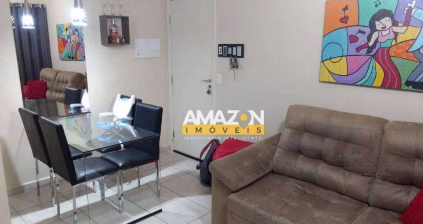 Apartamento com 2 dormitórios à venda, 48 m² por R$ 180.000,00 - Campos Elíseos - Taubaté/SP