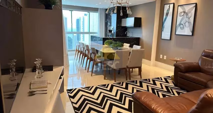 Apartamento mobiliado à venda no edifício império das ondas em balneário camboriú