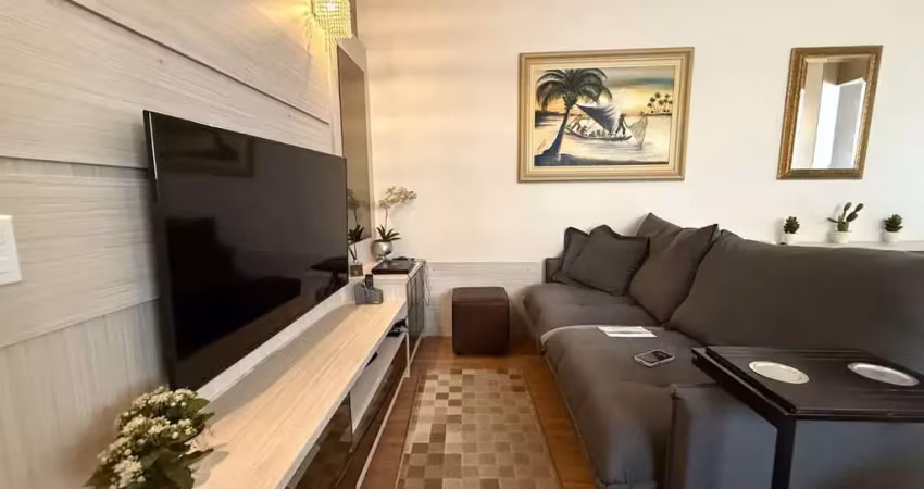Apartamento quadra mar mobiliado à venda no ed. dona camila em balneário camboriú