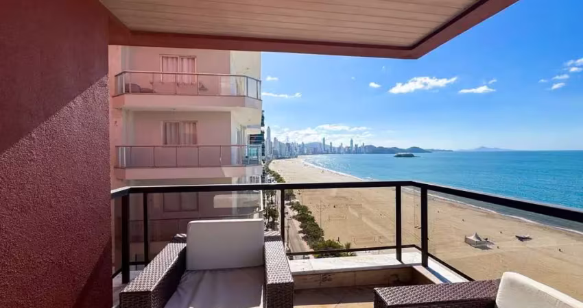 Apartamento mobiliado frente mar com 4 suítes à venda no ed. oceanic em balneário camboriú