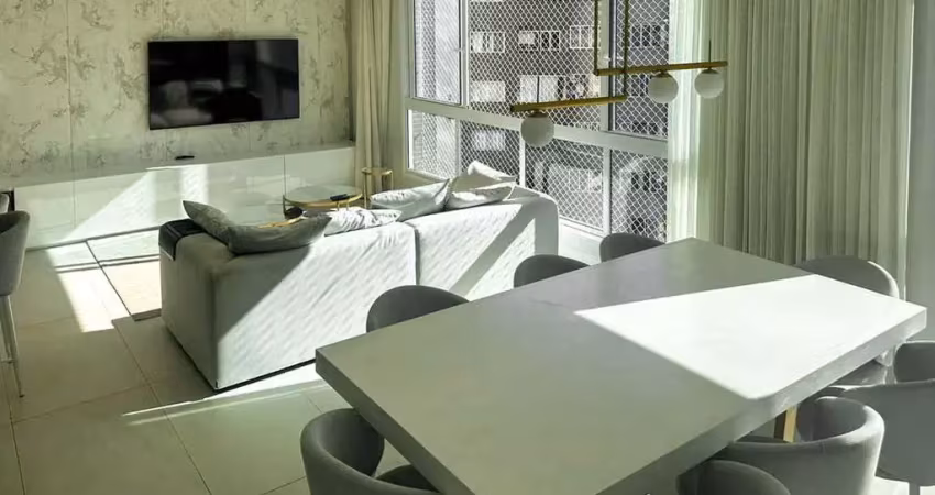 Apartamento mobiliado com 4 dormitórios à venda no solar di capri residence em balneário camboriú