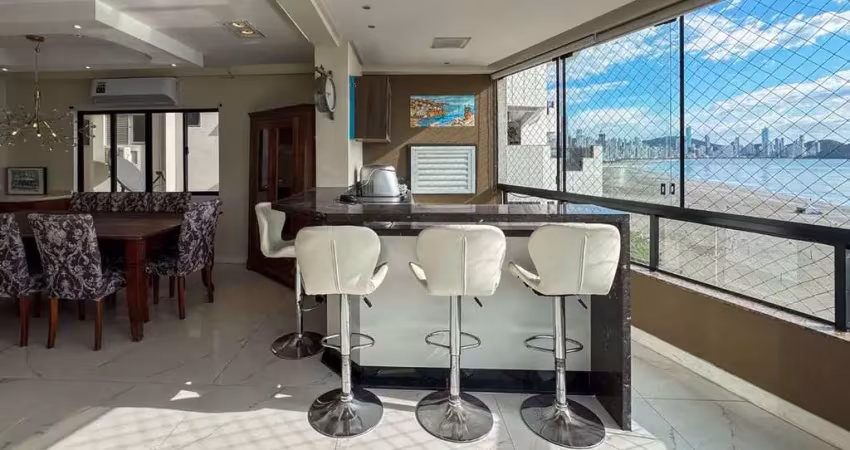 Apartamento frente mar  à venda no ed. cybila em balneário camboriú