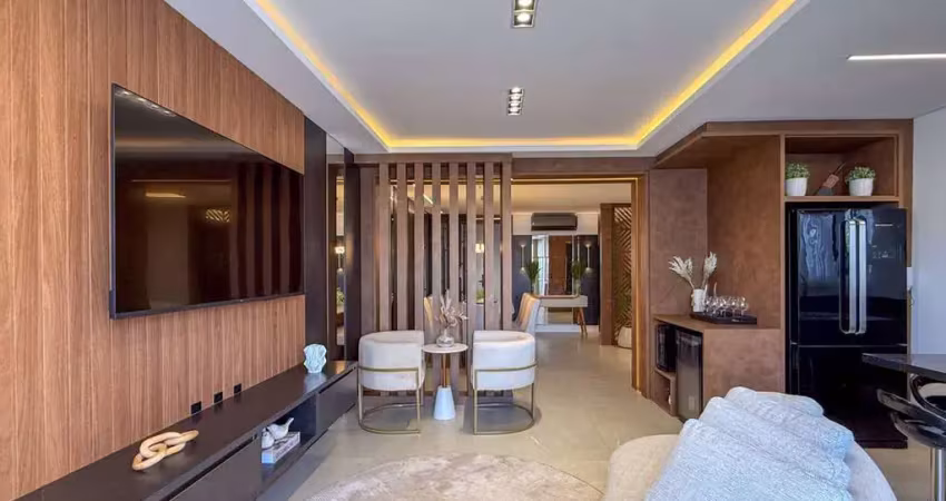 Apartamento mobiliado com 3 suítes a venda no ed. città di vinci rezidenze em balneário camboriú