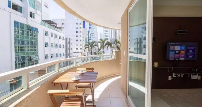 Apartamento mobiliado com 3 dormitórios no ed. quatro ilhas em balneário camboriú