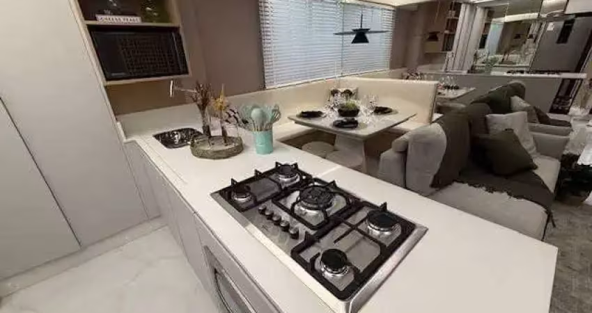 Apartamento mobiliado com dois dormitórios à venda no ed. imperatriz em balneário camboriú