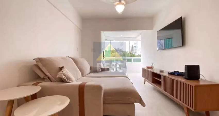 Apartamento semi mobiliado com dois dormitórios à venda no ed. cidade do cairo em balneário camboriú