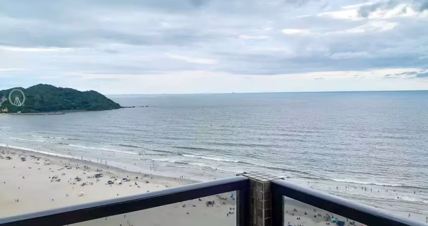 Apartamento frente mar com 3 suítes à venda no ed. concorde em balneário