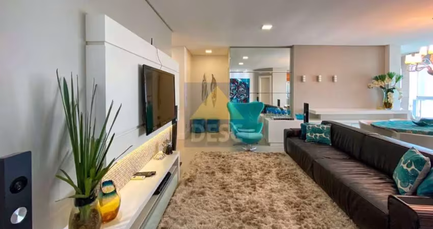 Apartamento quadra mar mobiliado à venda no ed. monte bianco em balneário camboriú